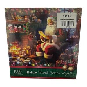 Naughty or Nice Majestic Puzzles 1000 Pc. Holiday Puzzle‎ Series Santa Christmas